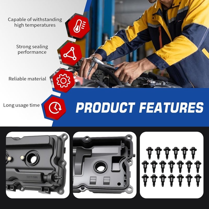 Assembroverse Engine Valve Cover Compatible with Frontier Pathfinder Xterra 2005-2019, Compatible with NV1500 NV2500 NV3500 2012-2019 13264-EA200 13264-EA210 - Image 2